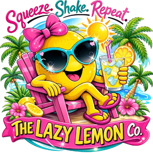 logo the lazy lemon co. transparent